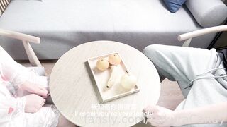 岳父与儿媳做爱 趁儿子出差不在家，点燃寂寞儿媳心中欲望之火，爆操中出内射