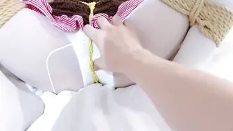 绳艺SM捆绑，各种道具上阵调教