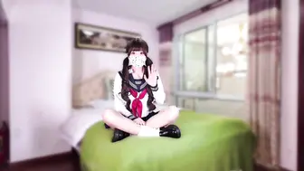爱吃雪糕 日本JK Cosplay (1)