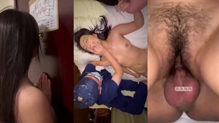 躲在门外看着老公按摩没忍住